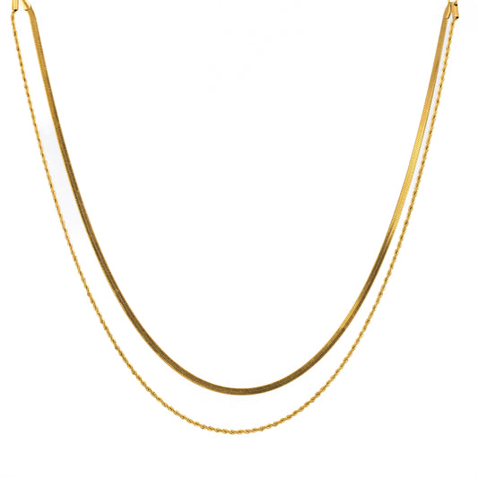 Noa Double Layer Necklace