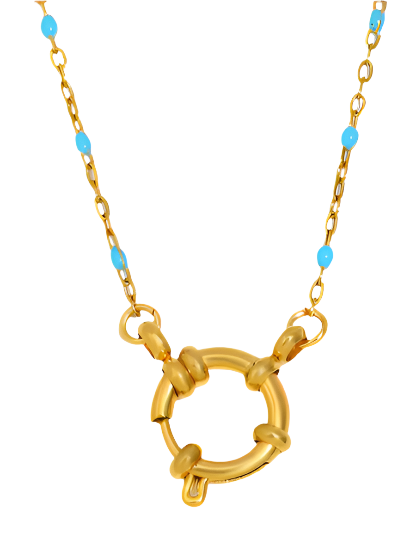 Neve Gold Beaded Necklace