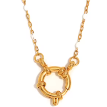 Neve Gold Beaded Necklace